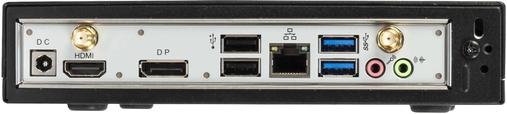 Мини ПК Amur Финвал H6I12 i5 12400 (2.5) 8Gb SSD 256Gb UHDG 730 FreeDOS GbitEth WiFi BT черный (RUS) (2117524)