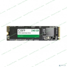 Накопитель SSD CBR, M.2 2280, 240Gb, PCIe 3.0 x4, NVMe, R/W 2000/1300
