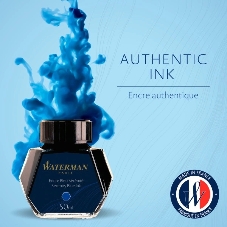 Флакон с чернилами Waterman (CWS0110720) Serenity Blue чернила, 50мл для ручек перьевых