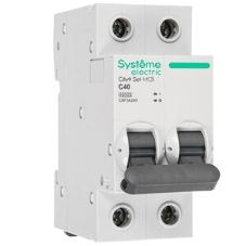 Выключатель автоматический модульный 2п C 40А 4.5кА City9 Set 230В SE C9F34240