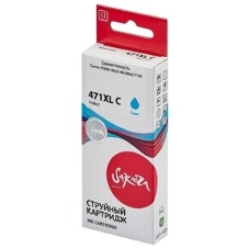 Картридж струйный Sakura 0347C001 (471XL C) для Canon, голубой, 10,8 мл., 680 к.