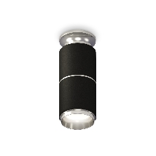Светильник Ambrella Light XS6302221 SBK/PSL черный песок/серебро полированное MR16 GU5.3 (N6903, C6302, A2060, N6122)