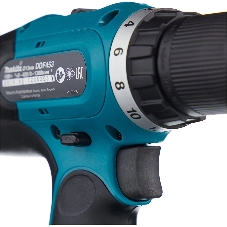 Дрель-шуруповерт Makita DDF453SYE, 18 В, 1,5 Ач, 42 Нм, щеточный