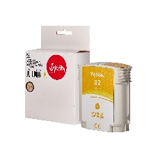 Картридж струйный Sakura C4913A (№82 Yellow) для HP, желтый, 72 мл.
