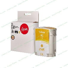 Картридж струйный Sakura C4913A (№82 Yellow) для HP, желтый, 72 мл.