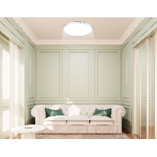 Потолочный светодиодный светильник Ambrella light FZ1710 WH белый IP20 40W 4200K 370*50 (Без ПДУ)