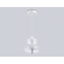 Подвесной светодиодный светильник Ambrella light LH11051 WH/FR белый/белый матовый 12W 3000K D230*265