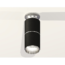 Светильник Ambrella Light XS6302221 SBK/PSL черный песок/серебро полированное MR16 GU5.3 (N6903, C6302, A2060, N6122)
