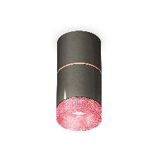 Светильник Ambrella Light XS7403102 DCH/PI черный хром/розовый MR16 GU5.3 (C7403, A2073, C7403, N7193)