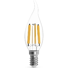 Лампа филам. Gauss Filament 13Вт цок.:E14 свеча св.свеч.бел.теп. (упак.:10шт) (104801113)