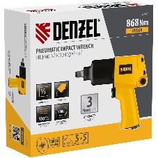 Ударный пневмогайковерт Denzel IW860, 1/2
