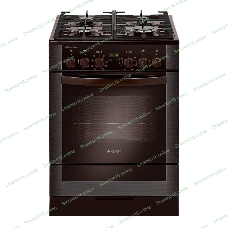 Плита комбинированная Gefest ПГЭ 6502-03 0045 коричневый, конфорок 4 газовых, духовка 55 л, 60 см x 85 см x 60 см