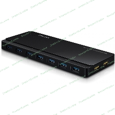 Сетевое оборудование TP-Link UH720 7 ports USB 3.0 Hub with 2 power charge ports (2.4A Max), Desktop, a 12V/4A Power Adapter included