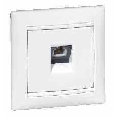 Legrand Legrand 774438 Розетка телефонная Valena RJ11 4 контакта 1 коннектор (белая)