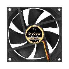 Вентилятор 12В DC ExeGate ExtraSilent ES09225S3P (92x92x25 мм, Sleeve bearing (подшипник скольжения), 3pin, 2000RPM, 25dBA)