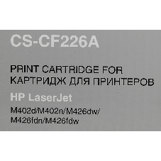 Картридж лазерный Cactus CS-CF226A черный (3100 стр.) для HP LJ M402d/M402n/M426dw/M426fdn/M426fdw