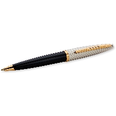 Ручка шариковая Waterman Carene De Luxe (CWS0700000) Black Silver GT, M, син. черн. подар.кор.