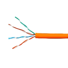Кабель Cablexpert UPC-5051E-LSZH-4-CU indoor, UTP-LSZH 4x2x0.51, медный, кат.5e, однож., 305м, box, оранжевый