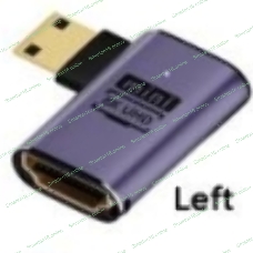 Переходник mini HDMI на HDMI влево