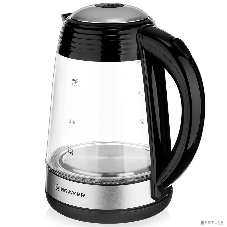 Чайник электрический BRAYER BR1012 2200 Вт, 1.7 л, высококач.стекло, подсвет, автоотключ при закипании