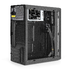 Корпус ExeGate BAA-503U2-UNS450, Mini-Tower, чёрный, 1 x 80/90 мм, БП 450 Вт