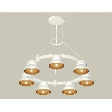 Светильник Ambrella light XR92031402/7 SWH/PYG/CL белый песок/золото желтое полированное/прозрачный GX53 (A9203, C9236, N8144)