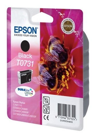 Картридж струйный Epson T0731 черный для Epson С79/СХ3900/4900/5900