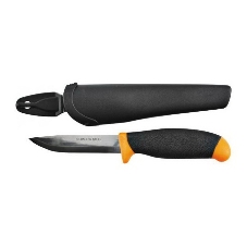 Нож FIT 10615строительный в ножнах нерж.сталь 100мм Нож FIT 10615строительный в ножнах нерж.сталь 100мм