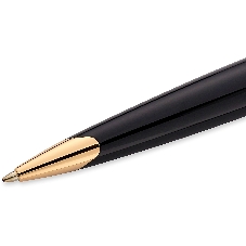 Ручка шариковая Waterman Carene De Luxe (CWS0700000) Black Silver GT, M, син. черн. подар.кор.
