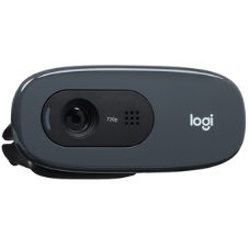 Веб-камера Logitech C270 HD 1280x720, 30 кадр/с, USB Type-A, микрофон (шумоподавление), автоосвещение, универсальное крепление