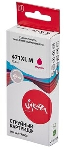 Картридж струйный Sakura 0348C001 (471XL M) для Canon, пурпурный, 10,8 мл., 650 к.