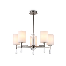 Люстра Ambrella light LH56251/5 SN/FR никель/белый матовый E27/5 max 60W D600*590