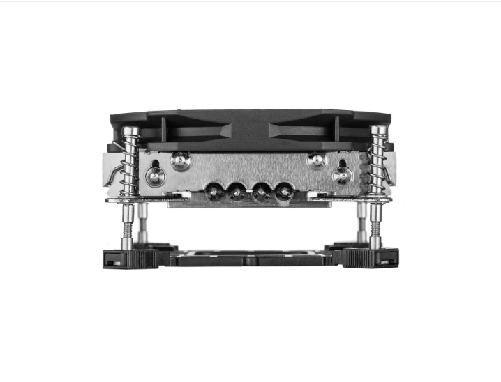 Кулер для процессора Foxline DB32i (125W, 4-pin PWM, 32mm, Al/Cu, 4x6mm, 1x90mm, 41.46CFM, 33dBA, 3400RPM, S: 1851/1700/1200/115X, Black)