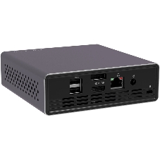 Мини ПК Digma Pro Minimax U1 i3 1215U (1.2) 8Gb SSD256Gb UHDG CR Windows 11 Professional GbitEth WiFi BT 60W темно-серый/черный (DPP3-8CXW01)