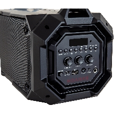 Колонка портативная Ural Молния Молния 600 черный 60W 2.0 BT/3.5Jack 3000mAh