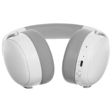 Беспроводные/проводные наушники A4Tech Bloody BH350C белый, полноформатные, Bluetooth + проводной