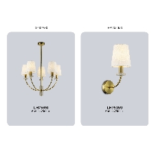 Настенный светильник Ambrella light LH75359 SB/WH бронза/белый E14 max 40W 140*205*350