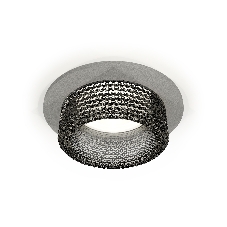 Комплект встраиваемого светильника Ambrella light XC6514041 SGR/BK серый песок/тонированный MR16 GU5.3 (C6514, N6151)