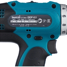 Дрель-шуруповерт Makita DDF453SYE, 18 В, 1,5 Ач, 42 Нм, щеточный
