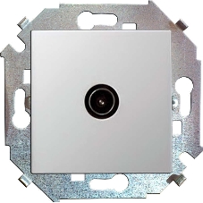 Механизм розетки TV СП Simon15 одиночная белый Simon 1591475-030 Механизм розетки TV СП Simon15 одиночная белый Simon 1591475-030
