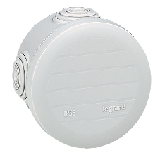 Plexo Коробка IP55, круглая, 70х45 мм, 4 ввода