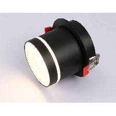 Светильник Ambrella light TA1432 SBK/FR черный песок/белый матовый GX53 D85*95