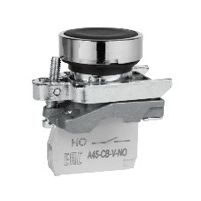 Кнопка OptiSignal D22 C4-P-210 черная металл 1НО XB4BA21 Кнопка OptiSignal D22 C4-P-210 черная металл 1НО XB4BA21