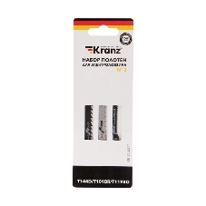 Набор полотен для электролобзика Kranz № 3 T144D/T101BR/T119BO (3 шт./уп.)