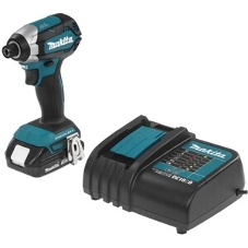 Дрель-шуруповерт Makita DTD153SY, 18 В, 1,5 Ач, 170 Нм, бесщеточный, ударный