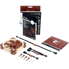 Вентилятор корпусной Noctua NF-F12 PWM, 120 мм, 300-1500 об/мин, 18-22 дБ, 4 pin PWM, без подсветки