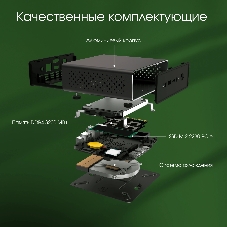 Мини ПК Digma Pro Minimax U1 i3 1215U (1.2) 8Gb SSD256Gb UHDG CR Windows 11 Professional GbitEth WiFi BT 60W темно-серый/черный (DPP3-8CXW01)