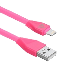 Кабель USB ACD-Life Lightning - USB-A TPE, 1м, маджента