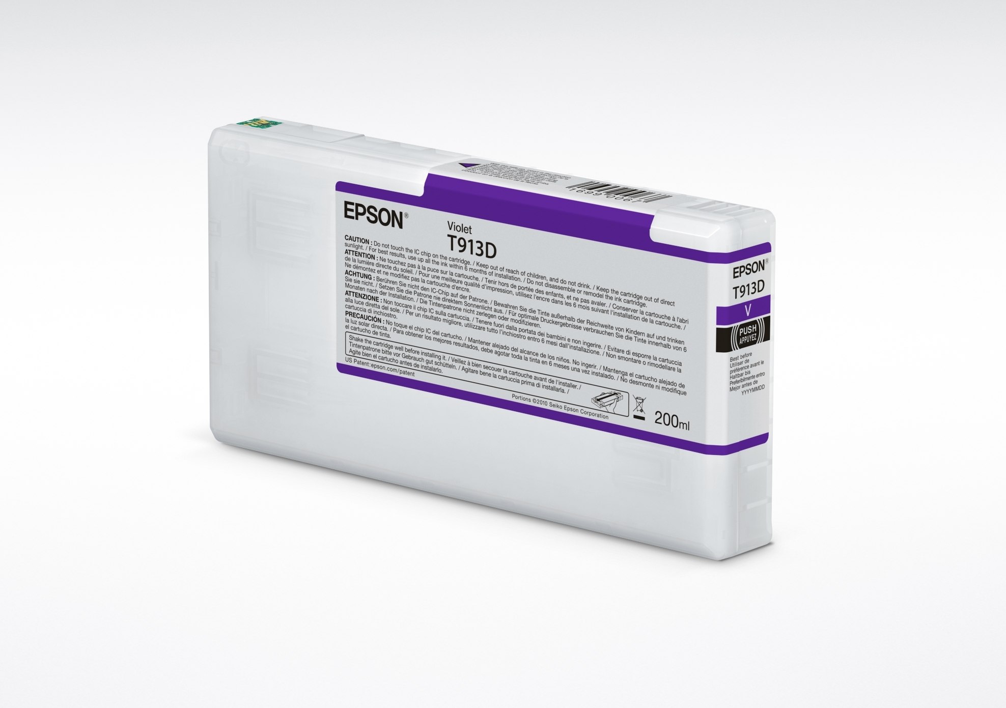 Картридж струйный Epson T913D (C13T913D00) фиолетовый (200 мл) для SureColor SC-P5000V SC-P5000