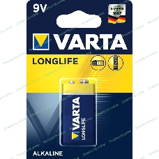 Батарейки VARTA Long Life 9V блистер 1 04122101411 